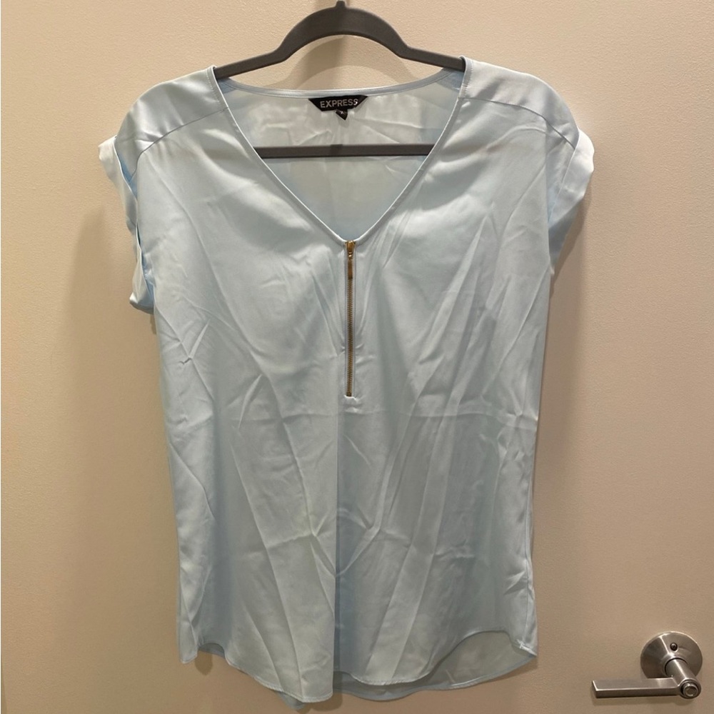 Express Blue Blouse